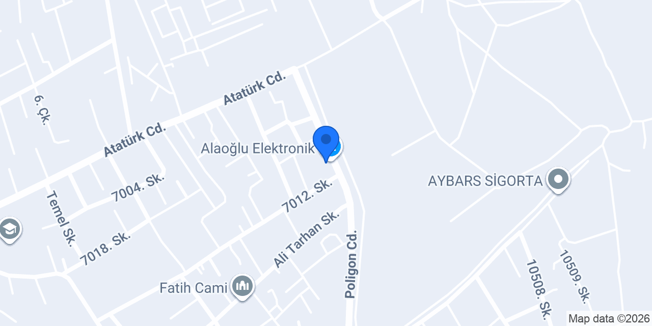 Alaoğlu Elektronik konumu