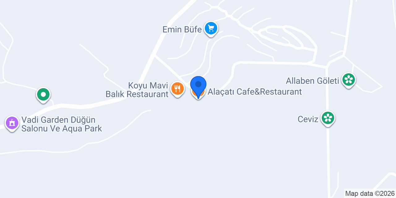 Alaçatı Cafe&Restaurant konumu