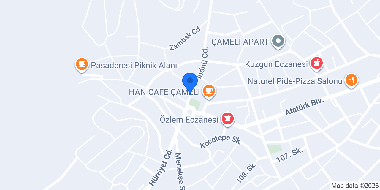 Den-Ko İnşaat Çameli konumu