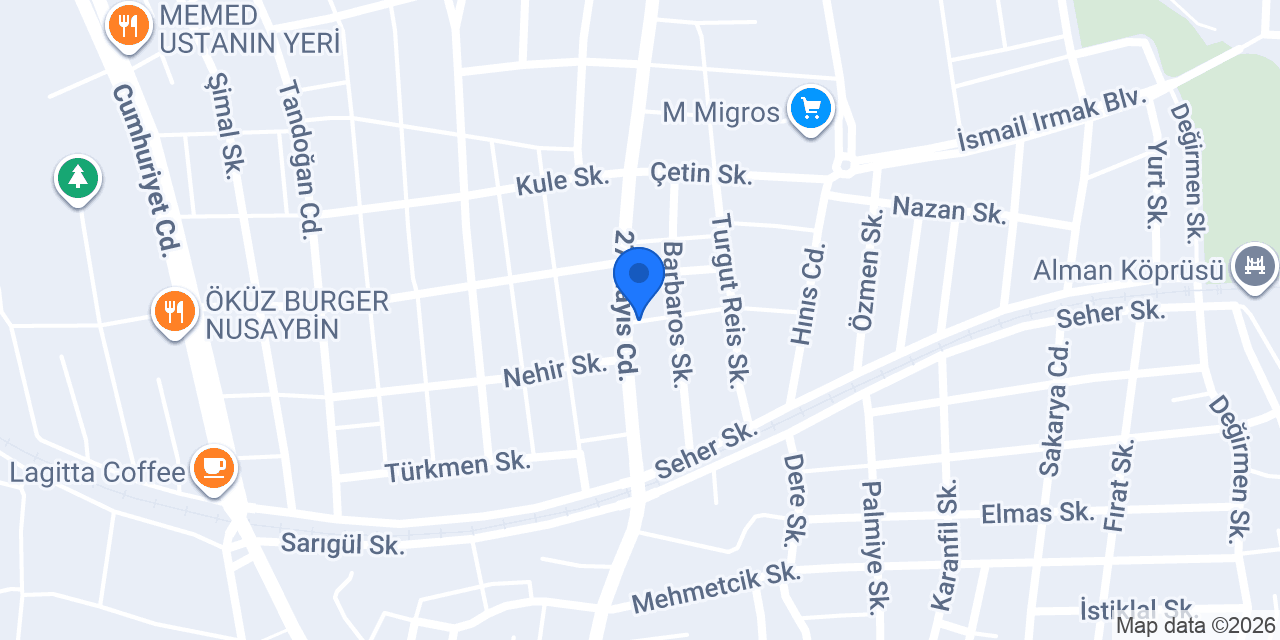 UMUT TESİSAT NUSAYBİN konumu