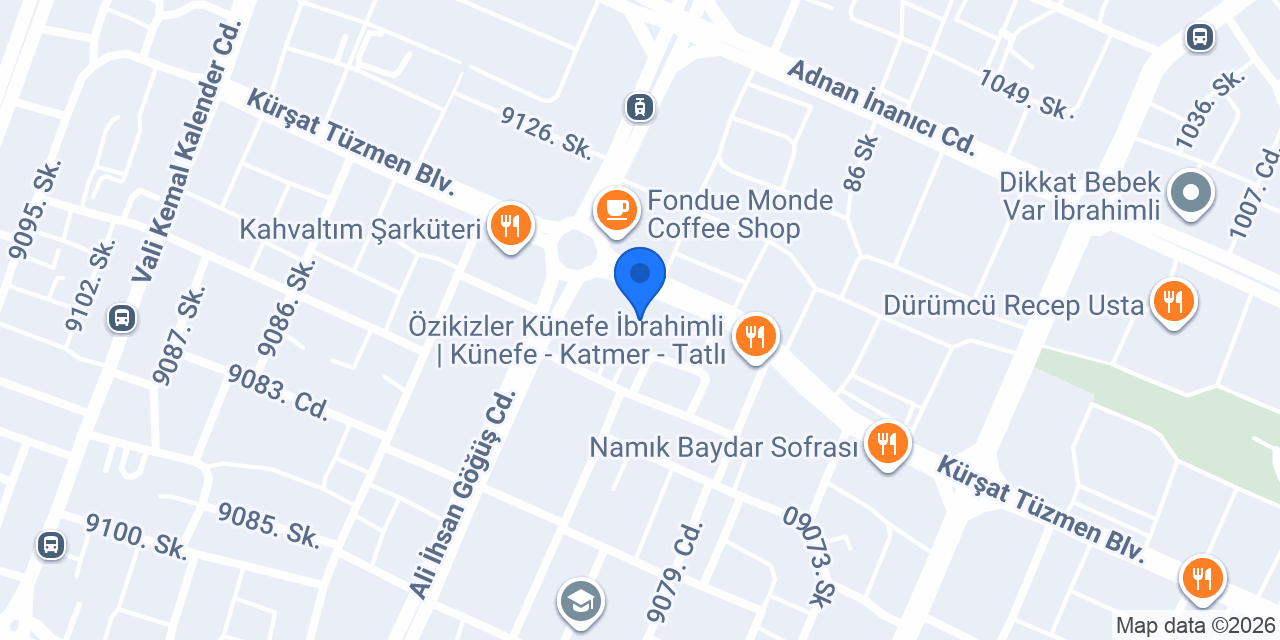 Garanti BBVA İbrahimli Şubesi konumu