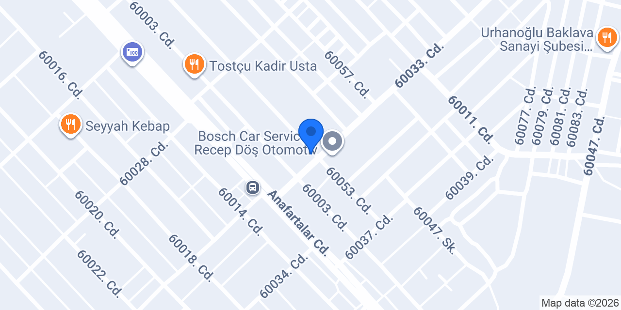 Onur OTOMOTİV konumu