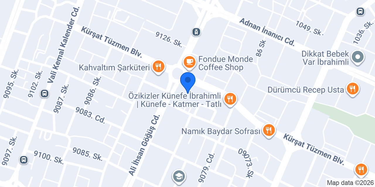 Dr. Beril Hıdıroğlu Fonksiyonel Tıp Kliniği konumu