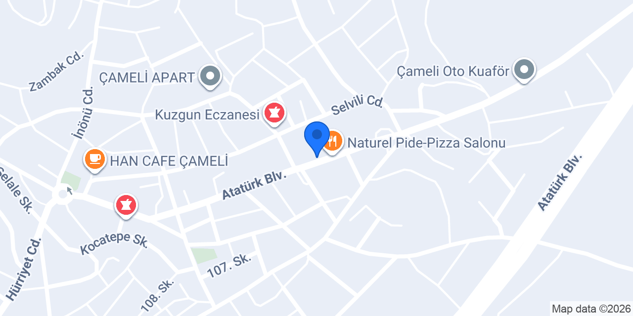 Cenk Market konumu