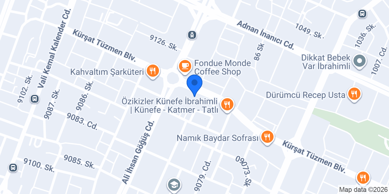 Dentgroup Gaziantep-Şehitkamil konumu