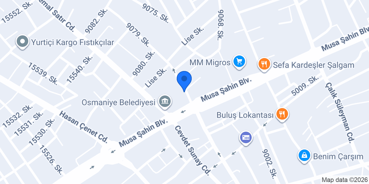 Uras80 Yapı İnşaat konumu