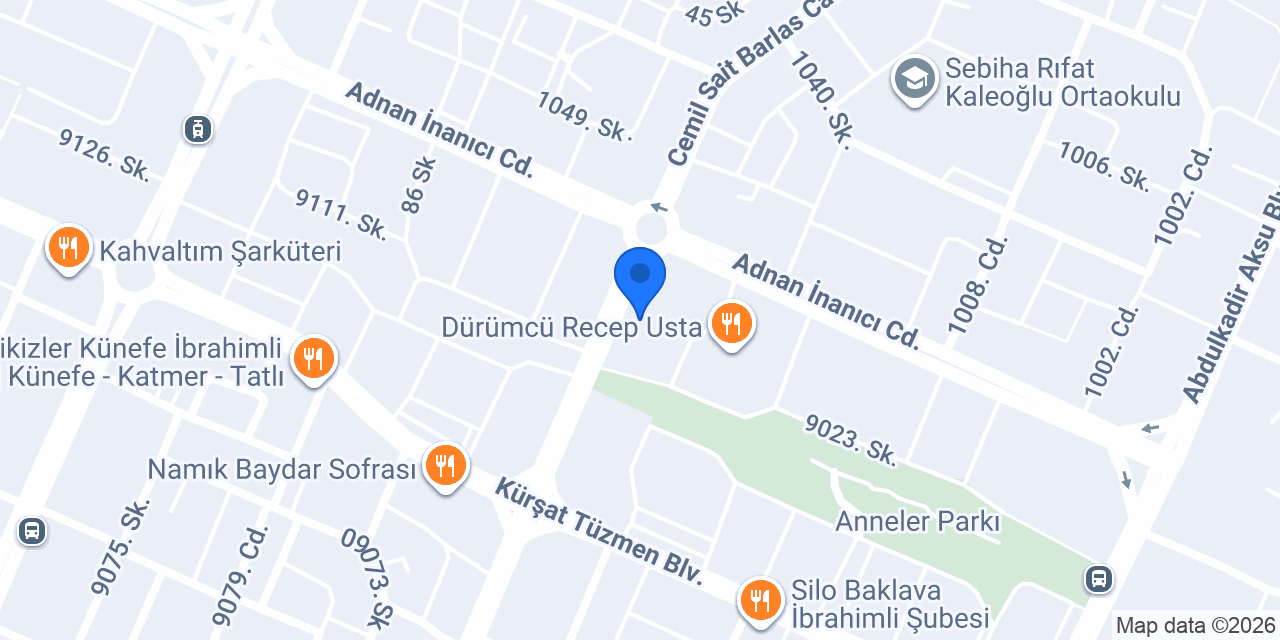 Kıratlı Mobilya konumu