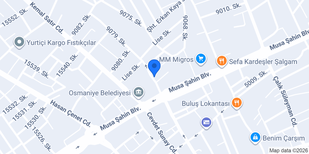 Çağdaş Emlak konumu