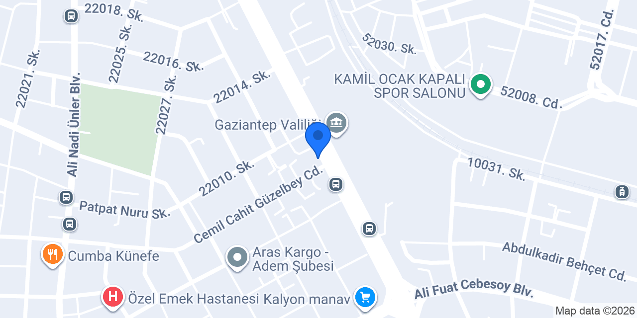 Kuaför Ferhat Öğüt konumu