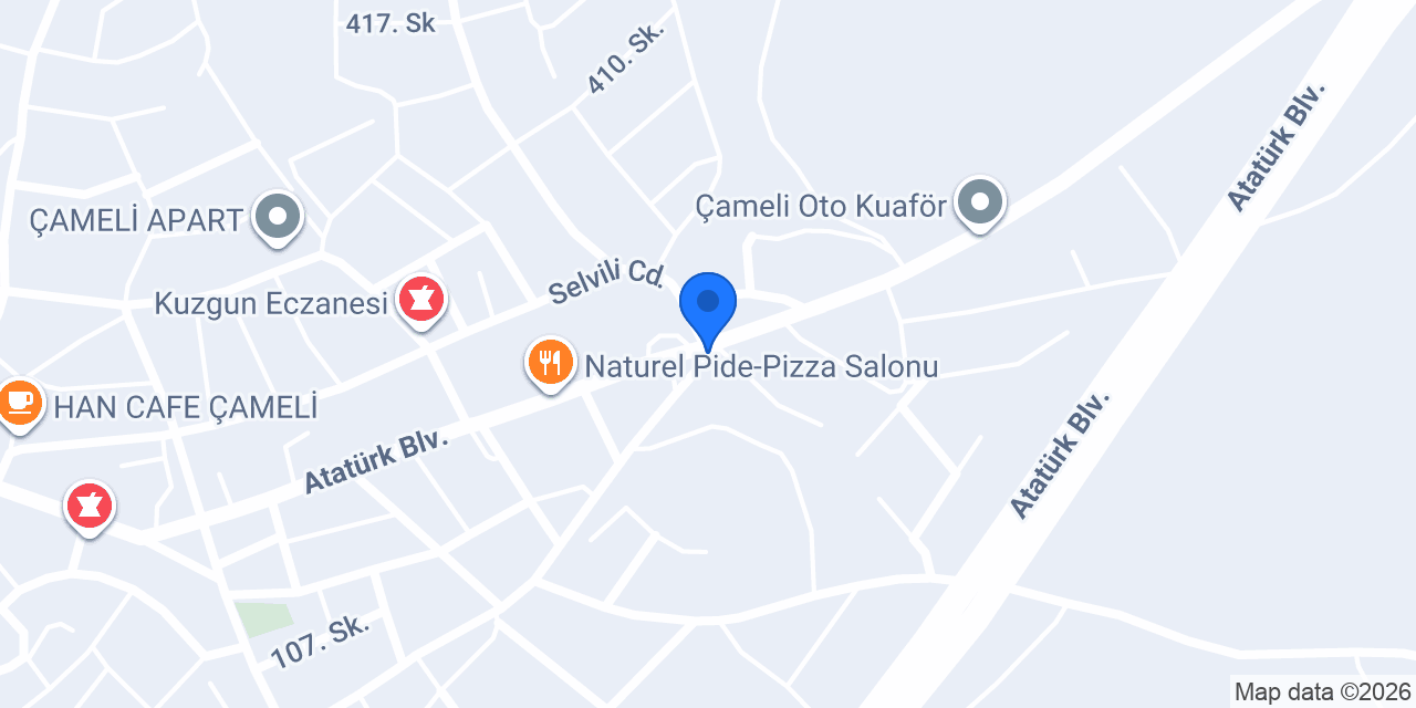 Tapu Müdürlüğü konumu