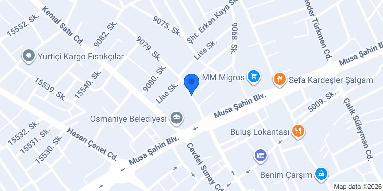 Yamacı Terzi konumu