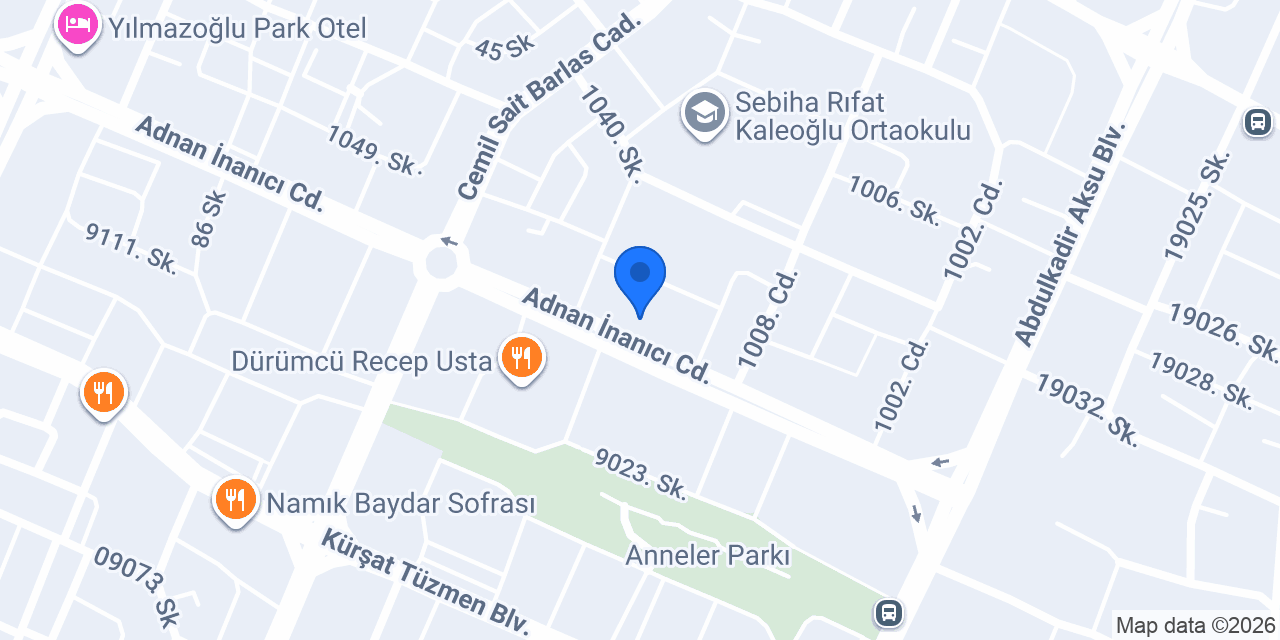 Çamlıca Masa Sandalye konumu