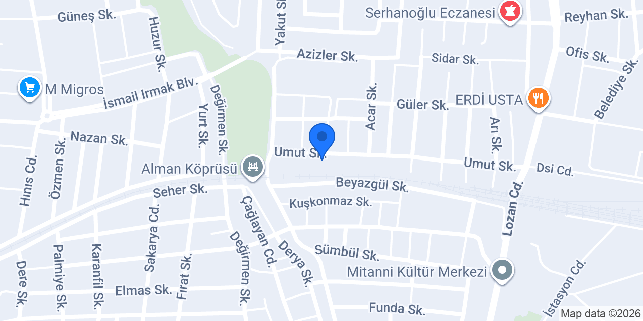 Baz asansör konumu