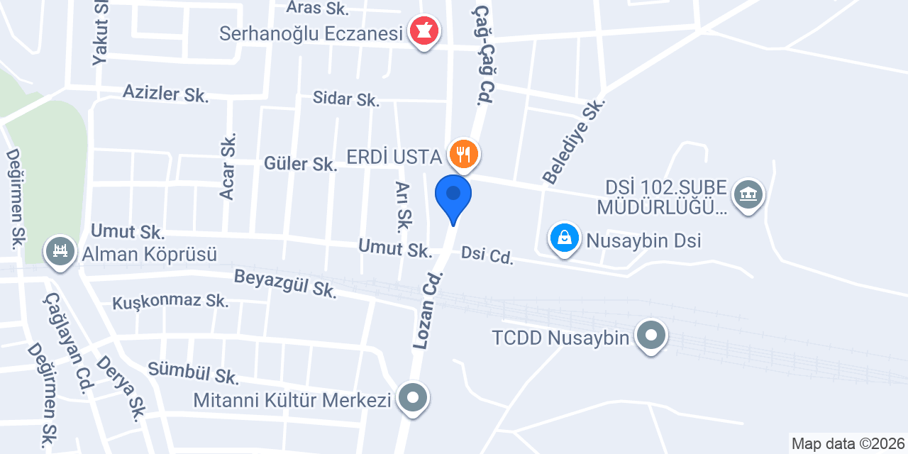 Saray Pizza konumu