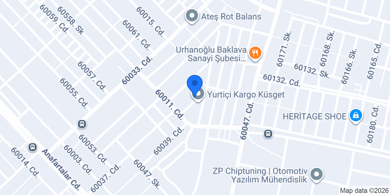 NK MOTORLU ARAÇLAR konumu