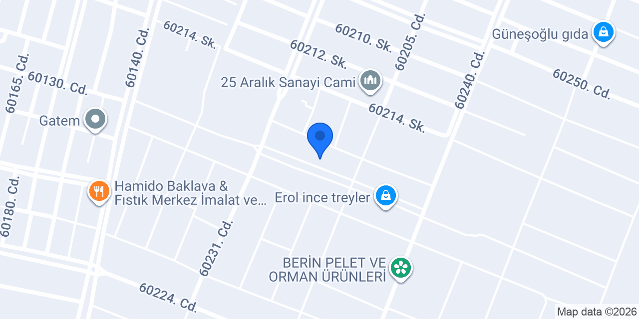 Bekir Oğulları Group konumu