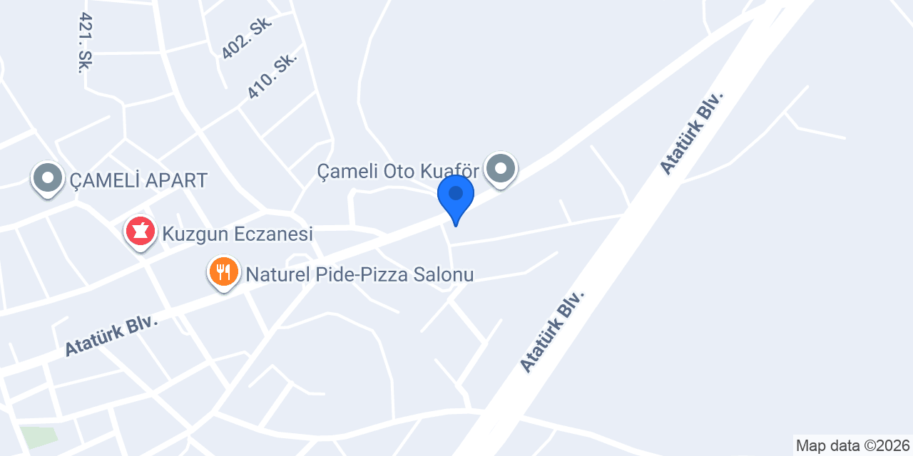 Çameli Kaymakamlığı konumu