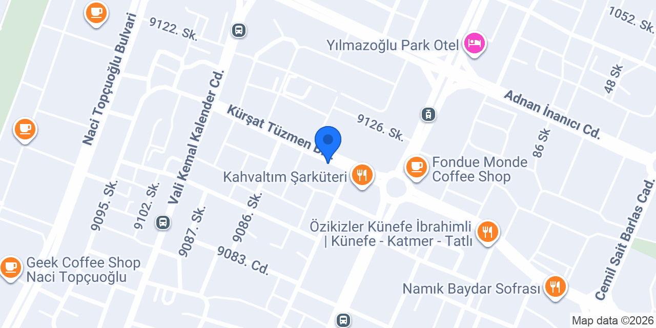 Gaziantep Çiçek Dünyası konumu