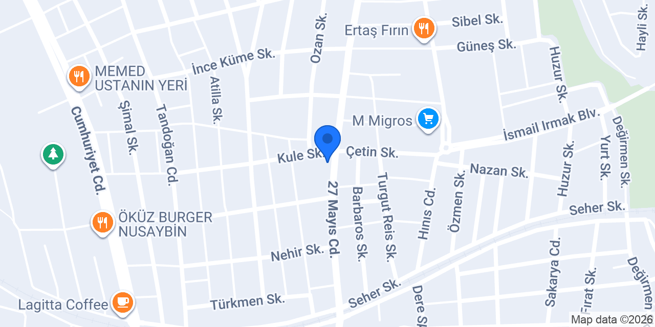 NUR KİRTASİYE konumu