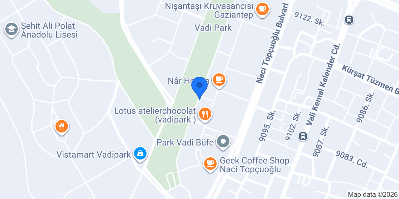 Geek Coffee Shop & Eatery Vadi Park konumu