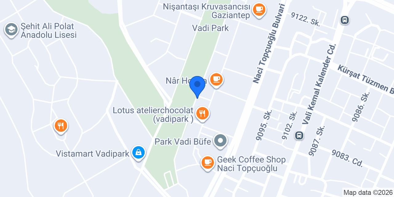 Colombia Coffee - Gaziantep Vadipark konumu