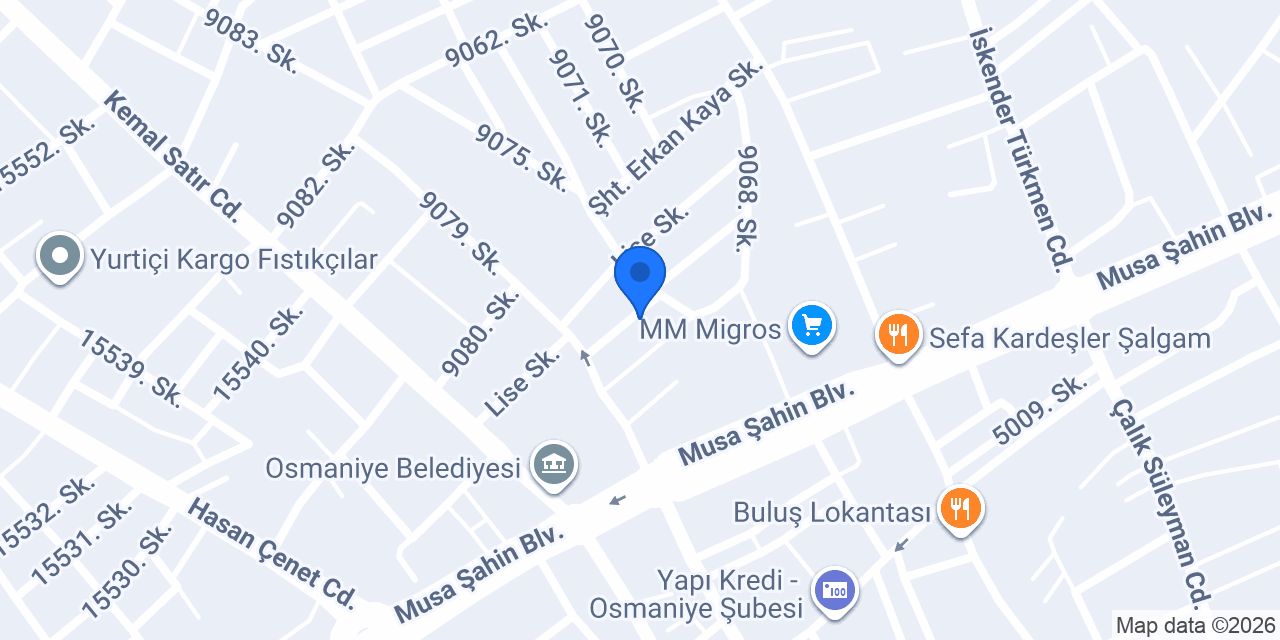 Çaydanlık Hastanesi-Çeyizevim80 konumu