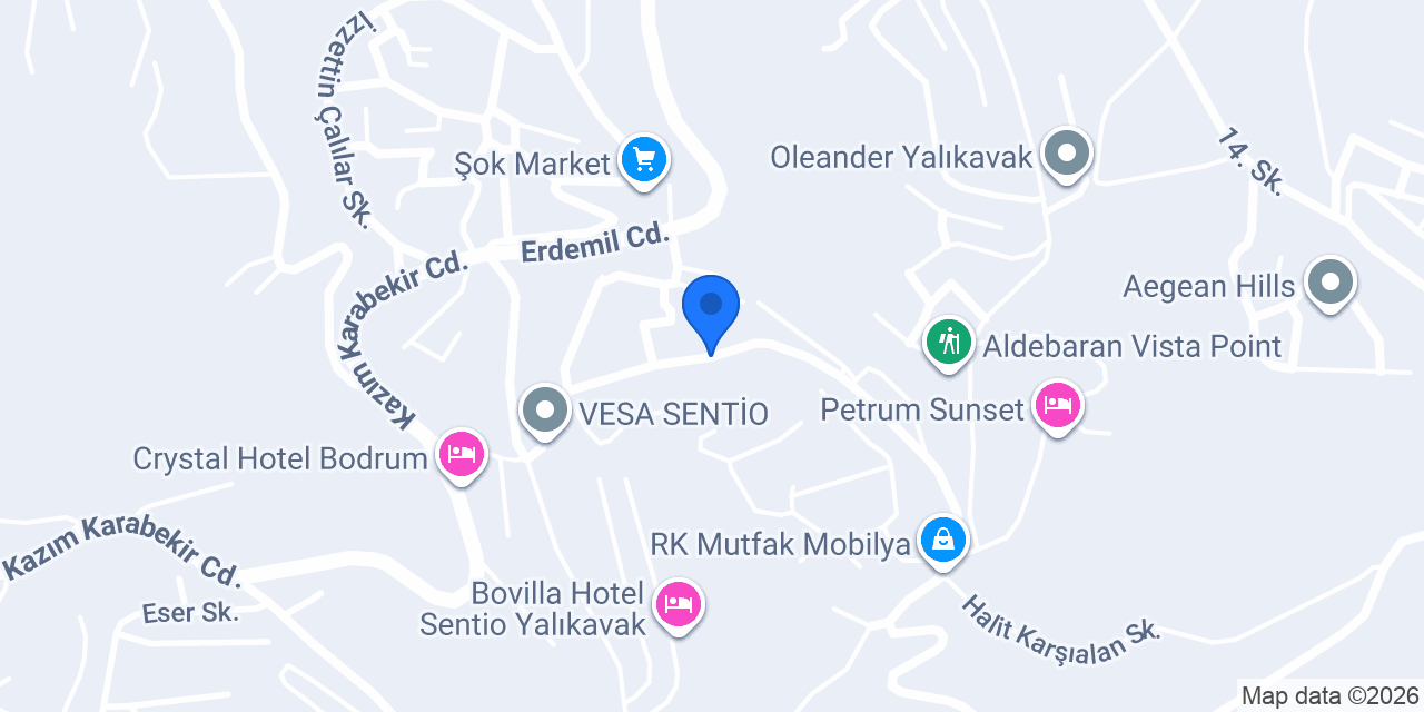 Açı Mobilya konumu