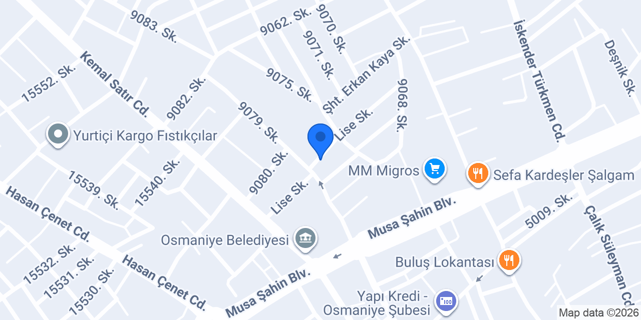 OSMANLI KARATAY TURİZM konumu
