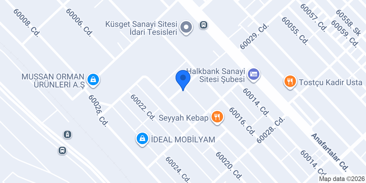 3F Poliüretan Yapı & Tasarım konumu