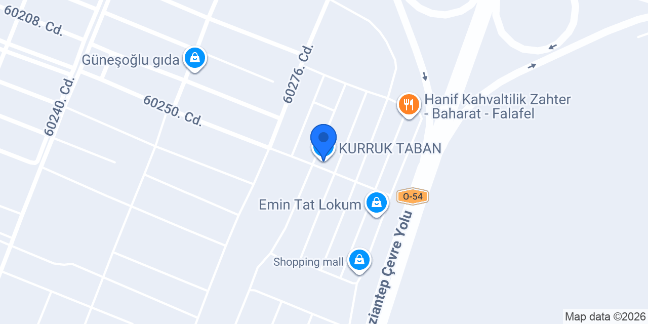KURRUK TABAN konumu