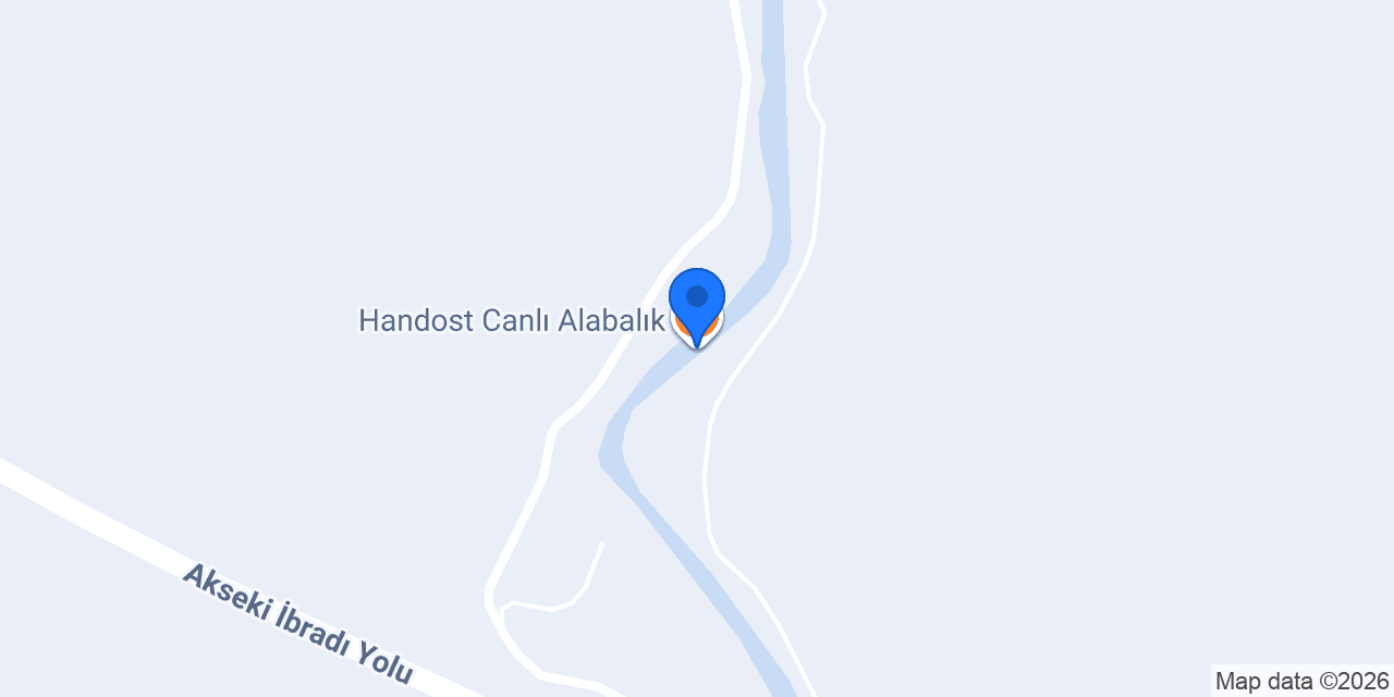 Handost Canlı Alabalık konumu