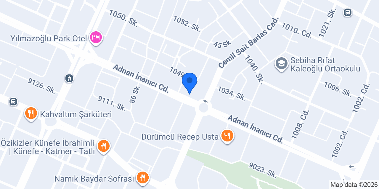 Macitler Mobilya Gaziantep konumu