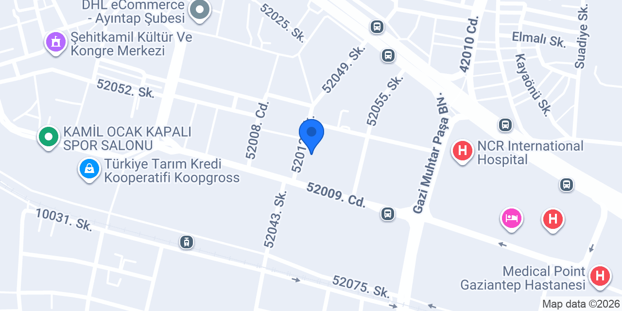 Sürat Kargo Gazişehir Şube konumu