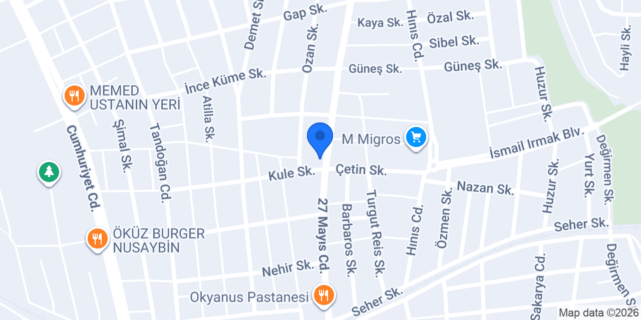 Beritan Kozmetik Tuhafiye konumu