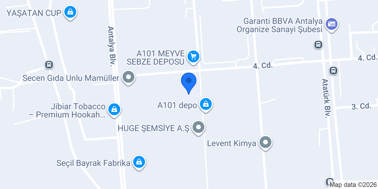 Corpofer Kimya Sanayi ve Ticaret AŞ. konumu