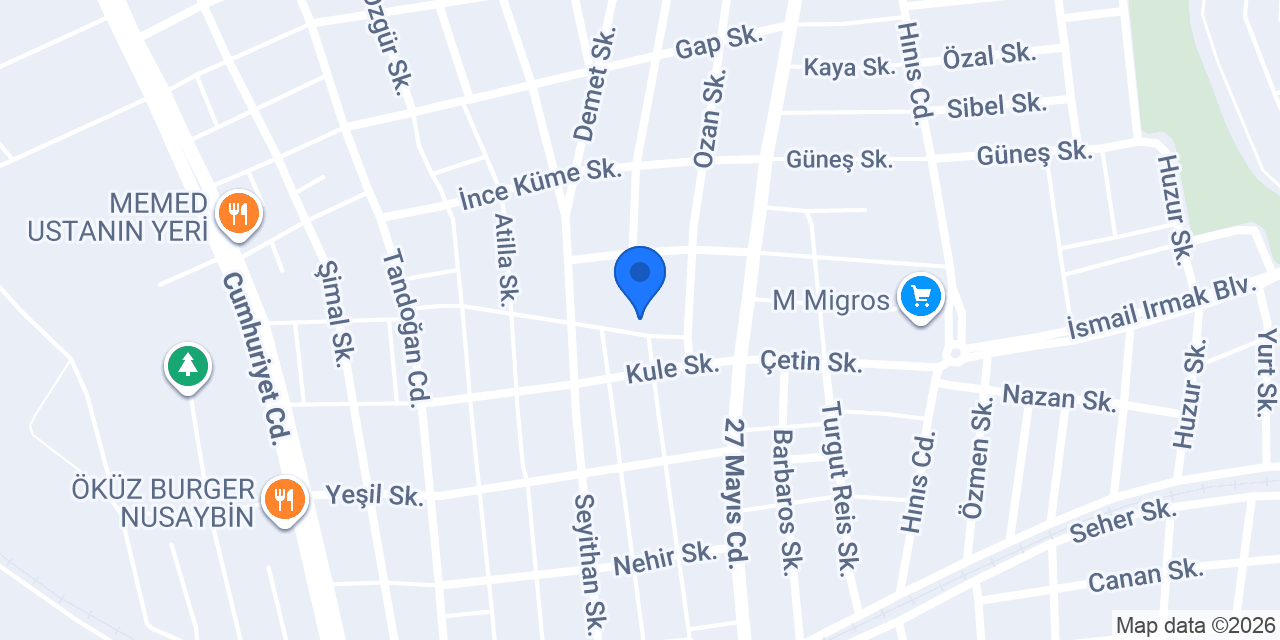 Gazipaşa İlkokulu konumu
