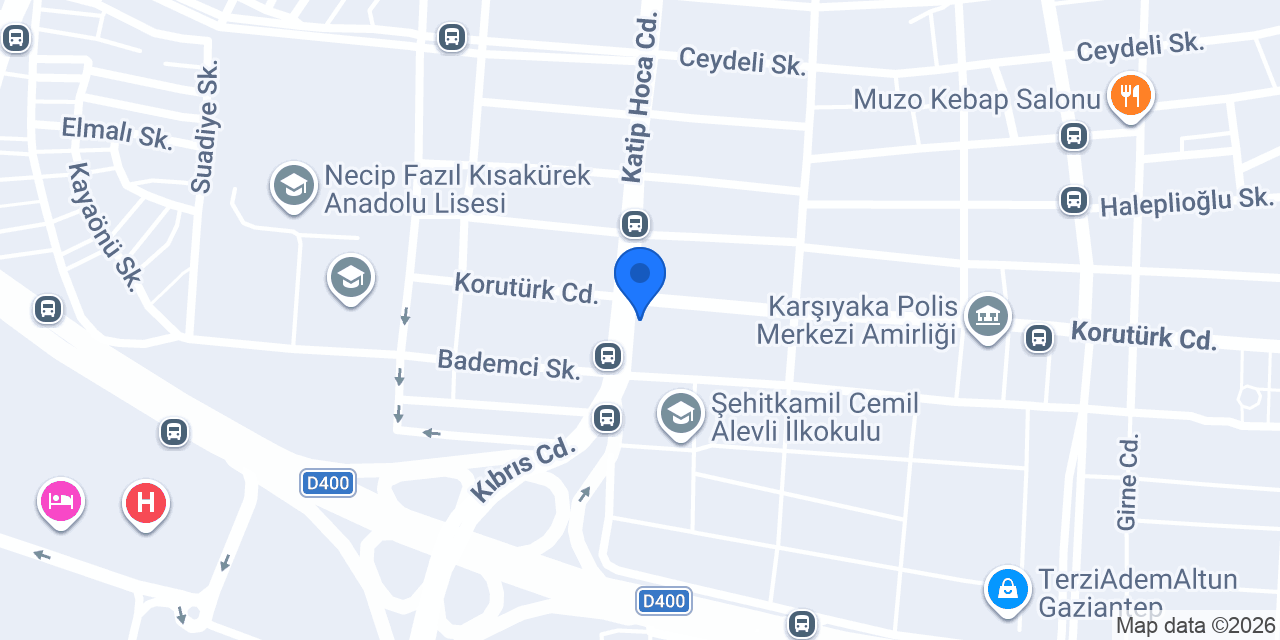 Gaziantep 24 NOTER konumu