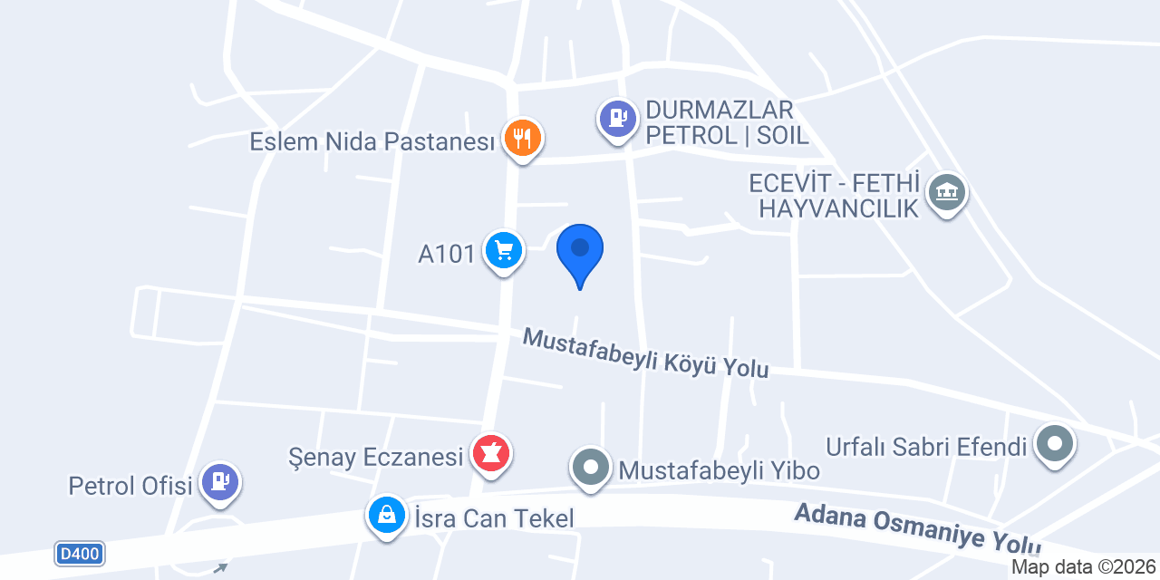 Mustafabeyli PTT Şubesi konumu