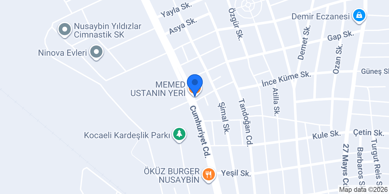 MEMED USTANIN YERİ konumu