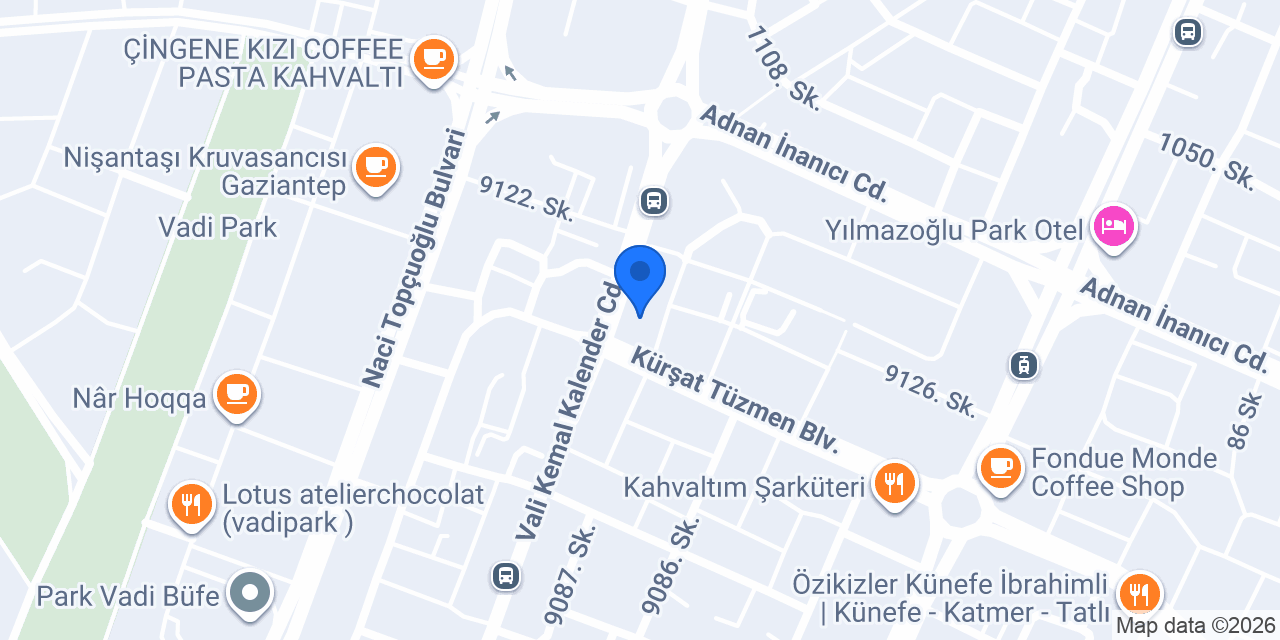 Abdülkadir Güllüoglu Öğrenci Yurdu konumu