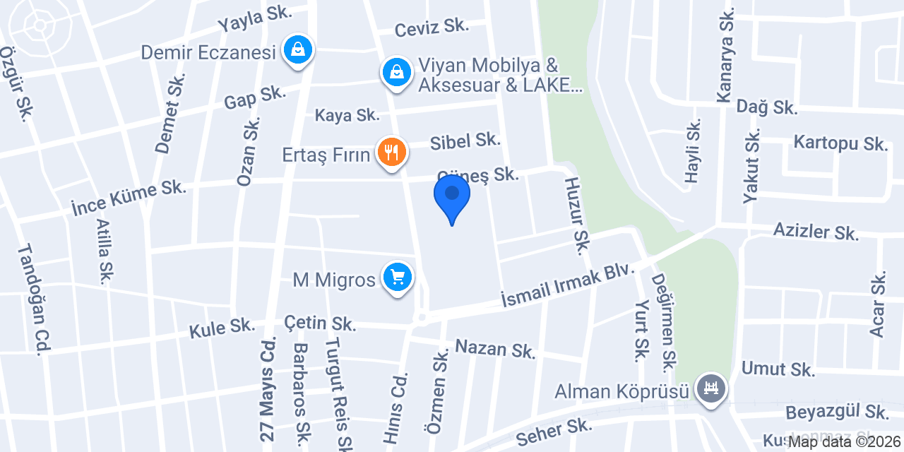 Nusaybin Kaymakamlığı konumu