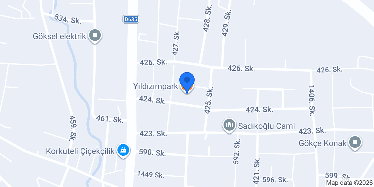Yıldızımpark konumu