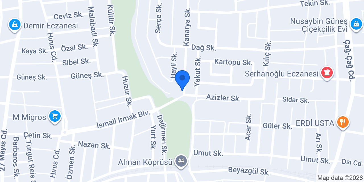 Okut Trans konumu
