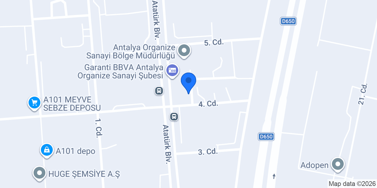 Tanzer Gül OSGB (Organize Şube) konumu