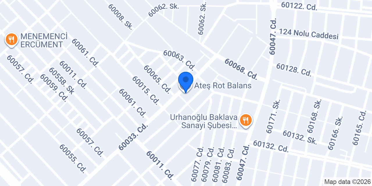 Ateş Rot Balans konumu