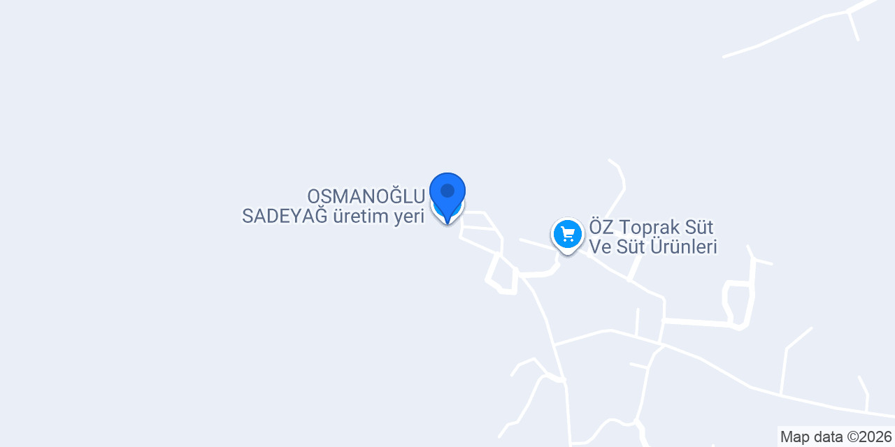 OSMANOĞLU SADEYAĞ üretim yeri konumu