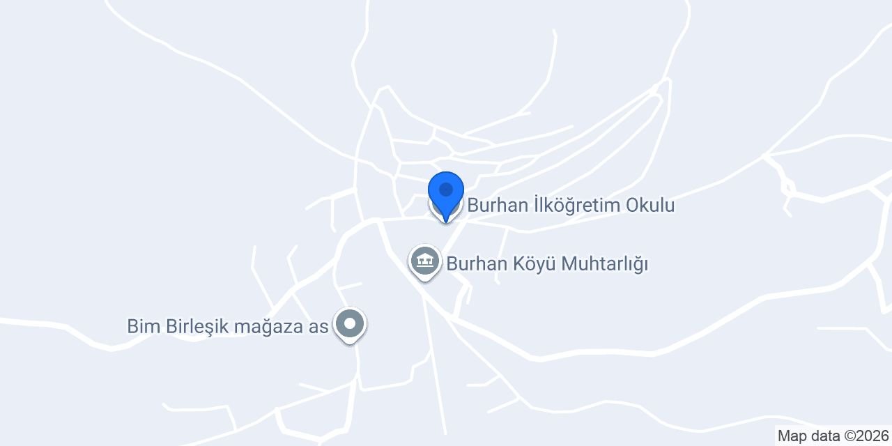 Burhan İlköğretim Okulu konumu