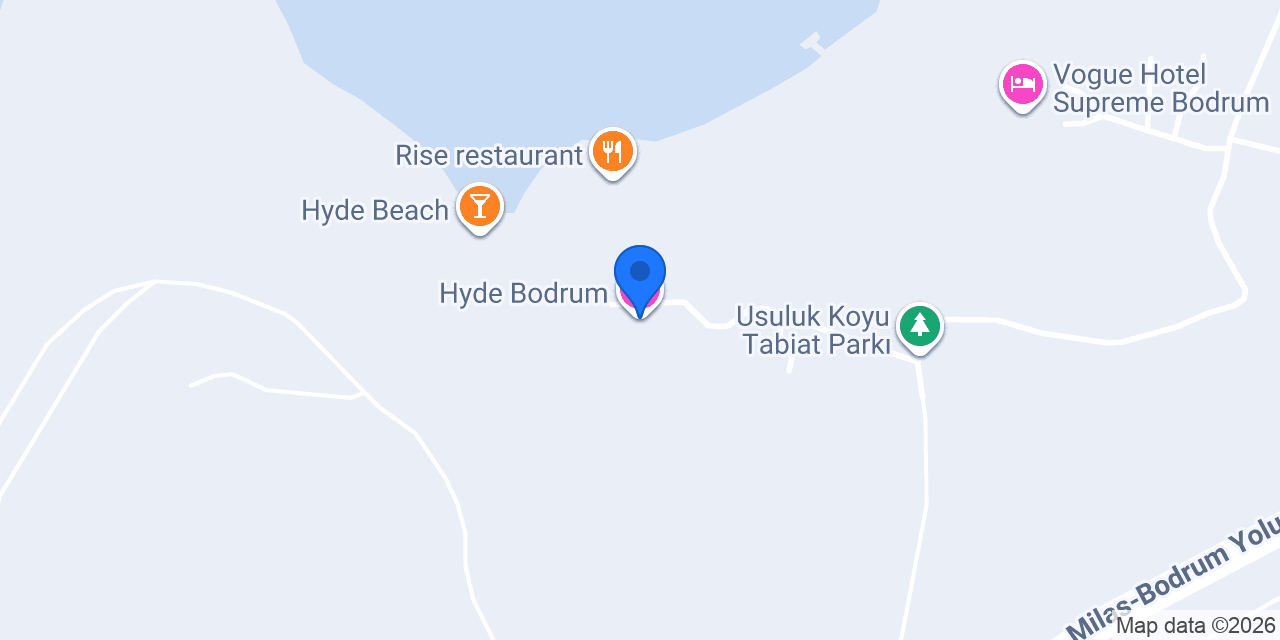 Hyde Bodrum konumu