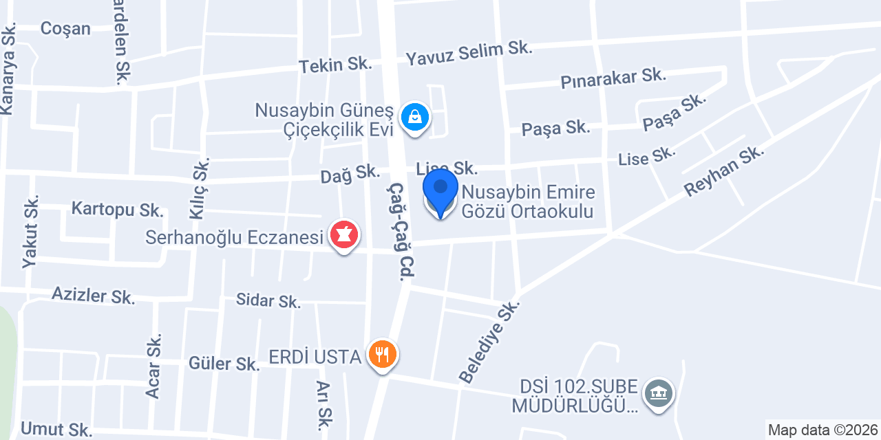 Nusaybin Emire Gözü Ortaokulu konumu