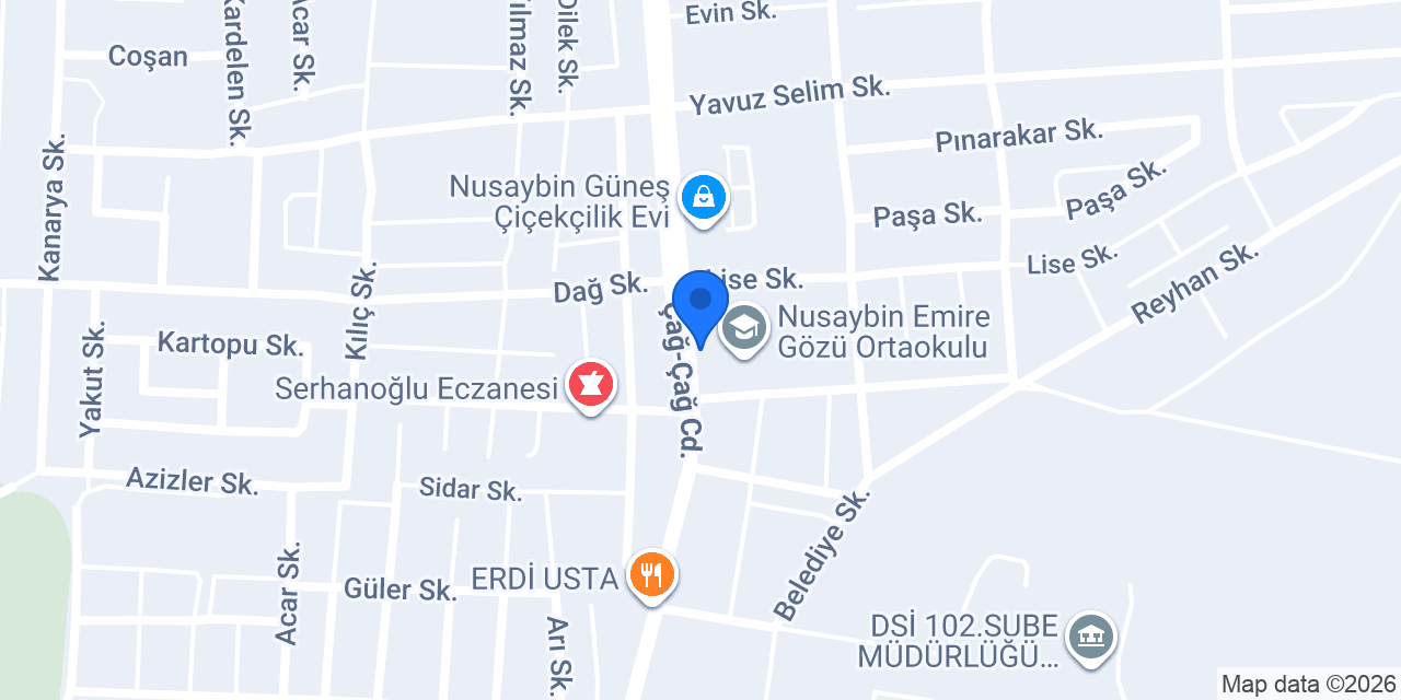 Emire Gözü Lisesi konumu